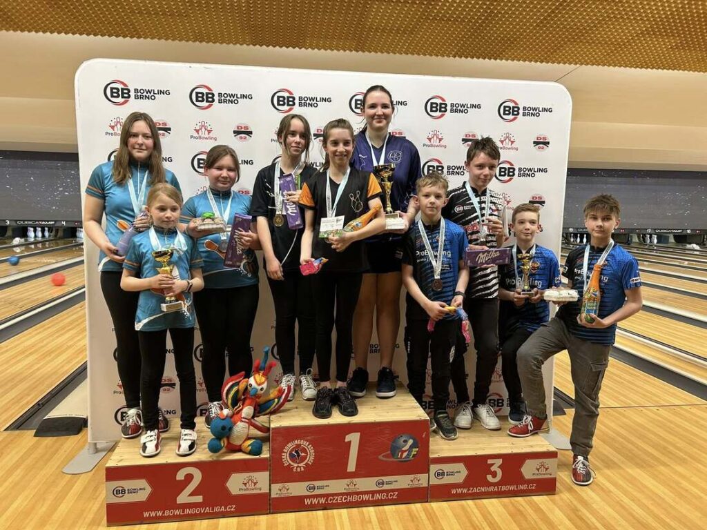stupně vítězů - 2. Moravská juniorská liga 2025_26 - závěrečné kolo